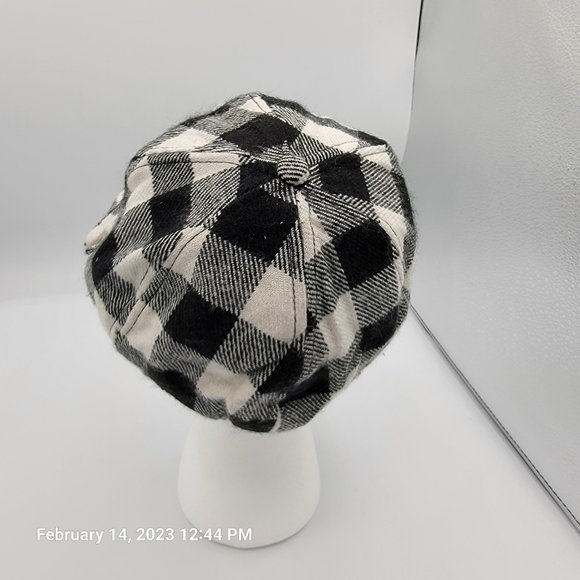 Womens newsboy hat, Brand new, One Size fits most, Black and white - Picture 3 of 4